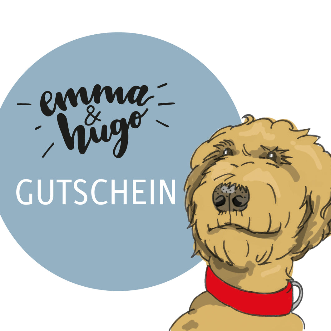 Geschenkgutschein von emma&hugo - emma und hugo