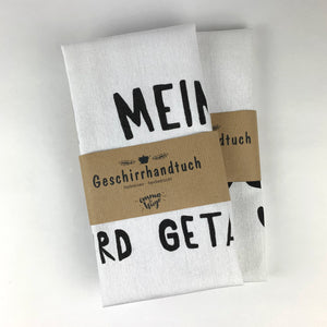 Geschirrtuch aus Halbleinen "i kiss better than i cook" - emma und hugo