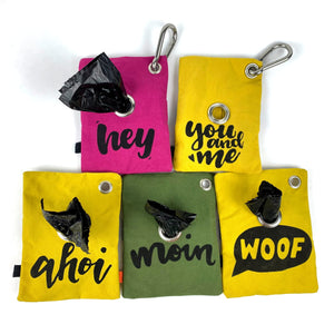 Hundekotbeutelspender aus dry Oilskin - Handgemacht - emma und hugo